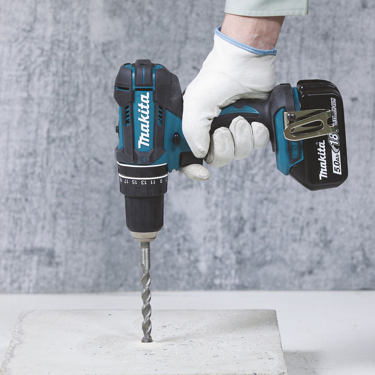 Makita DLX2134TJ 18V LXT Combi Drill & Jigsaw Combo Kit With 2 x 5.0Ah Batteries, Charger & Case