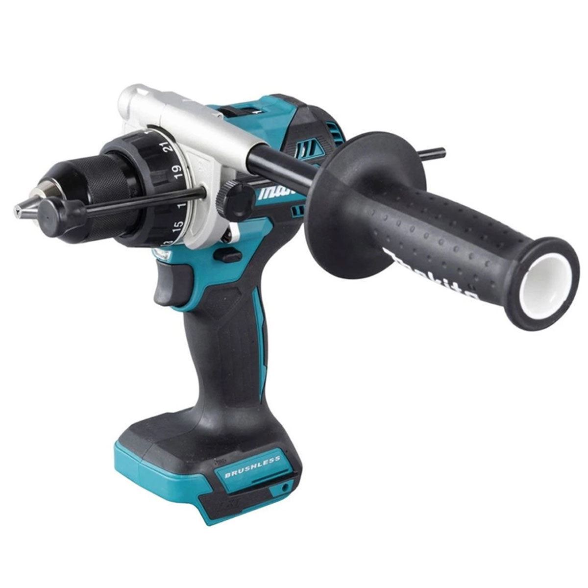 Makita DLX2549TJ 18V LXT Brushless Combi Drill & Impact Driver Twin Kit with 2 x 5.0Ah Battery Charger & Case