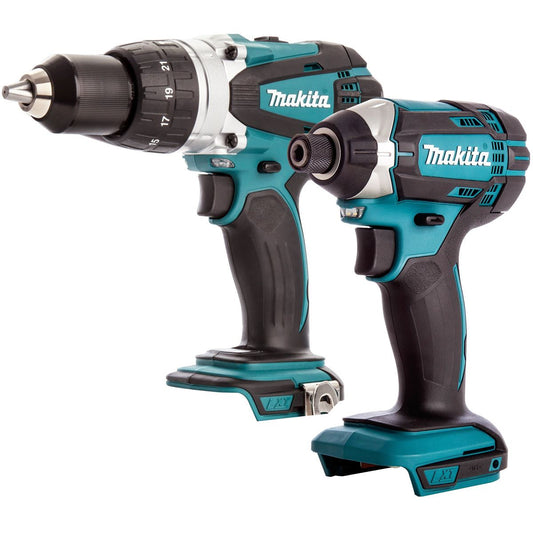 Makita 2 Piece 18V LXT Impact Driver & Combi Hammer Drill Body Only