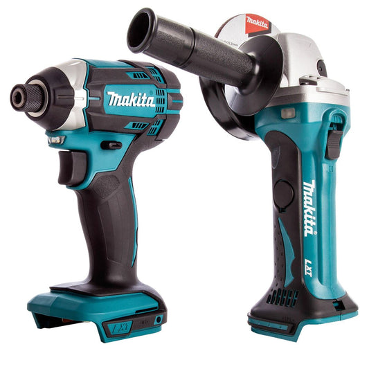 Makita 2 Piece 18V Cordless Impact Driver & Angle Grinder Body