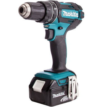 Makita DLX2134TJ 18V LXT Combi Drill & Jigsaw Combo Kit With 2 x 5.0Ah Batteries, Charger & Case